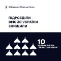 Фото до матеріалу: ВМС ЗСУ знищили 10 російських БпЛА «Шахед» за добу