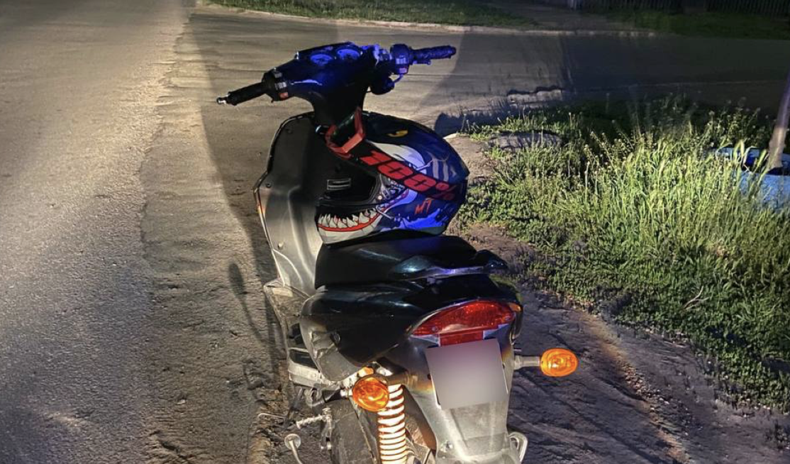 Фото до матеріалу: П'яного мотоцикліста без документів затримали в Черкасах
