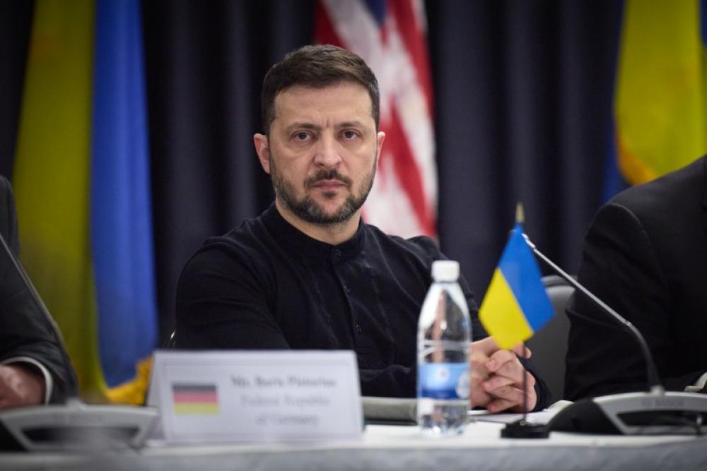 Фото до матеріалу: Засідання у форматі «Рамштайн»: Президент закликає до єдності та посилення оборонних коаліцій