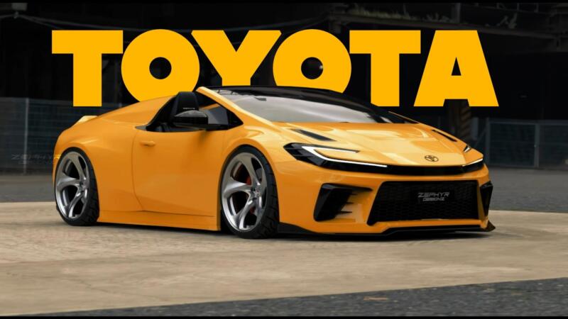 Фото до матеріалу: Toyota Prius перетворили на шалений родстер у стилі суперкарів: цифровий концепт