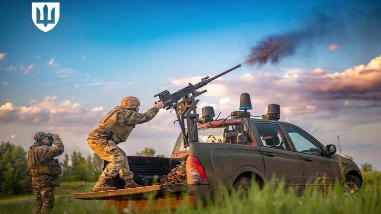 Фото до матеріалу: Українська ШІ-турель для знищення дронів пройшла бойове випробування на фронті