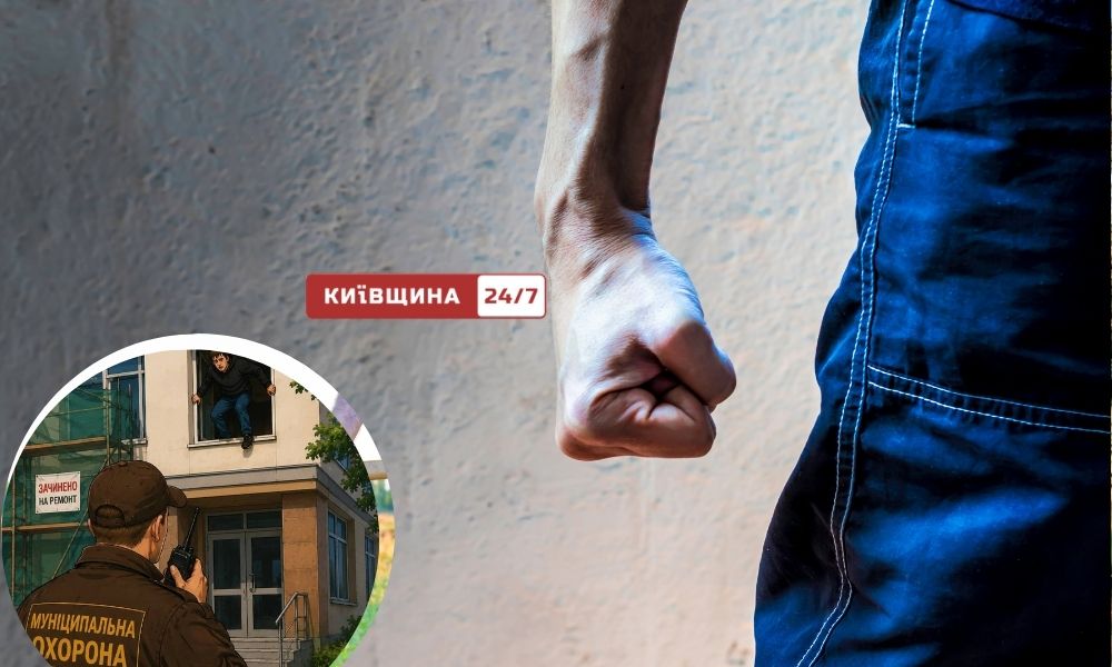 Фото до матеріалу: Чоловік стрибнув з вікна медзакладу у Києві: затримали нетверезого