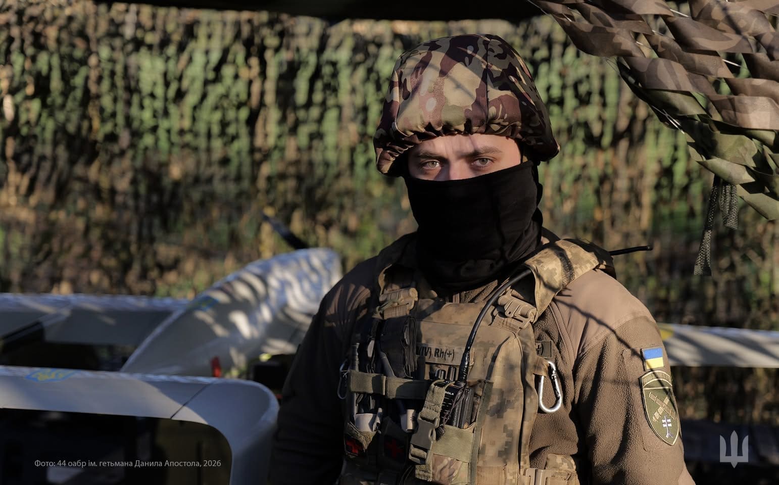 Фото до матеріалу: Raybird допомагає артилеристам 44-ї бригади виявляти ворога