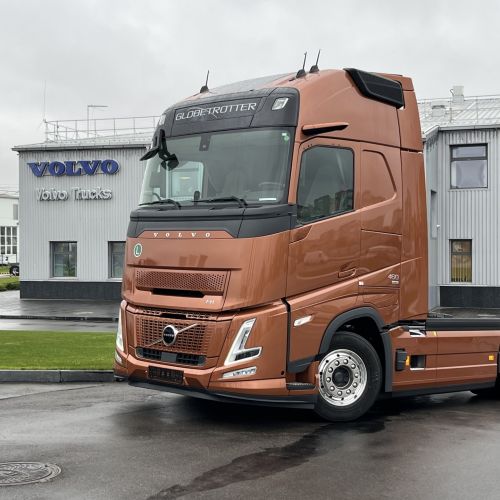 Фото до матеріалу: Укрперевізник придбав понад 65 тисяч тягачів Volvo FH Aero за два роки