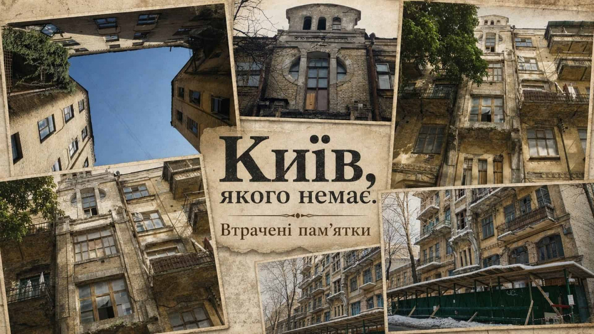 Фото до матеріалу: Київський модерн 1909 року зник на вулиці Тарасової