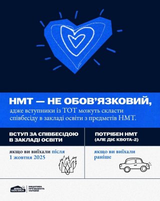 Фото до матеріалу: Як вступити до університету абітурієнтам з тимчасово окупованих територій: нові можливості та підтримка
