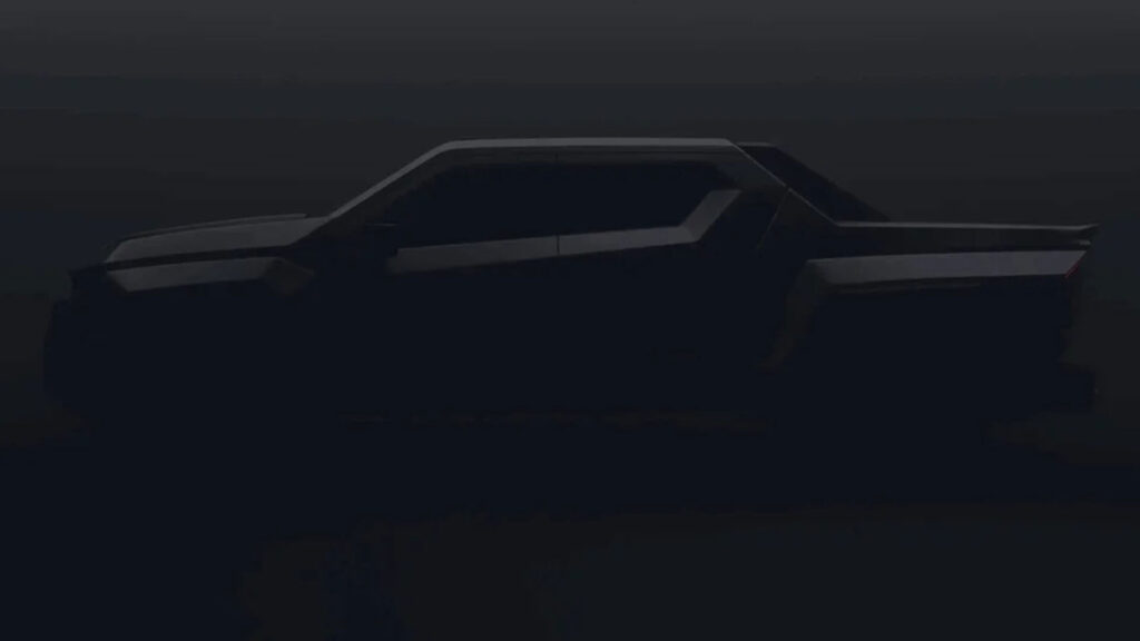 Фото до матеріалу: Rezvani представила новий пікап Fortress на 850 к.с.: дизайн у стилі Cybertruck та Chevrolet Avalanche