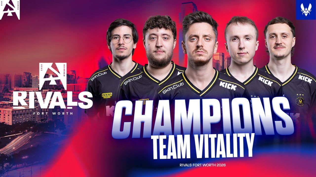 Фото до матеріалу: Vitality стали чемпіонами BLAST Rivals Season 1 2026, обігравши NaVi