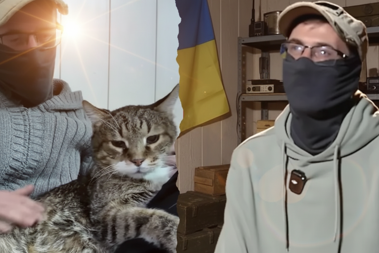 Фото до матеріалу: Військовий НГУ відмовився приспати 19-річного кота-діабетика: історія відданості на тлі війни