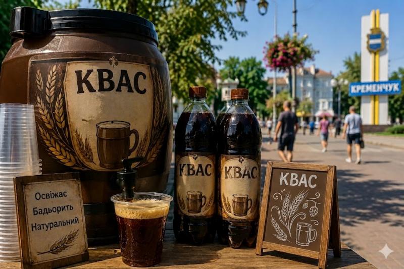 Фото до матеріалу: Квас повертається: у Кременчуці хочуть відкрити сезонні точки продажу