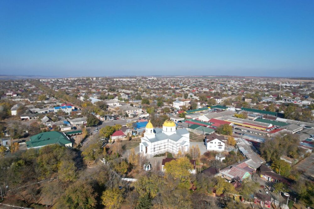 Фото до матеріалу: Болград з висоти пташиного польоту: нові кадри Комсомольського парку