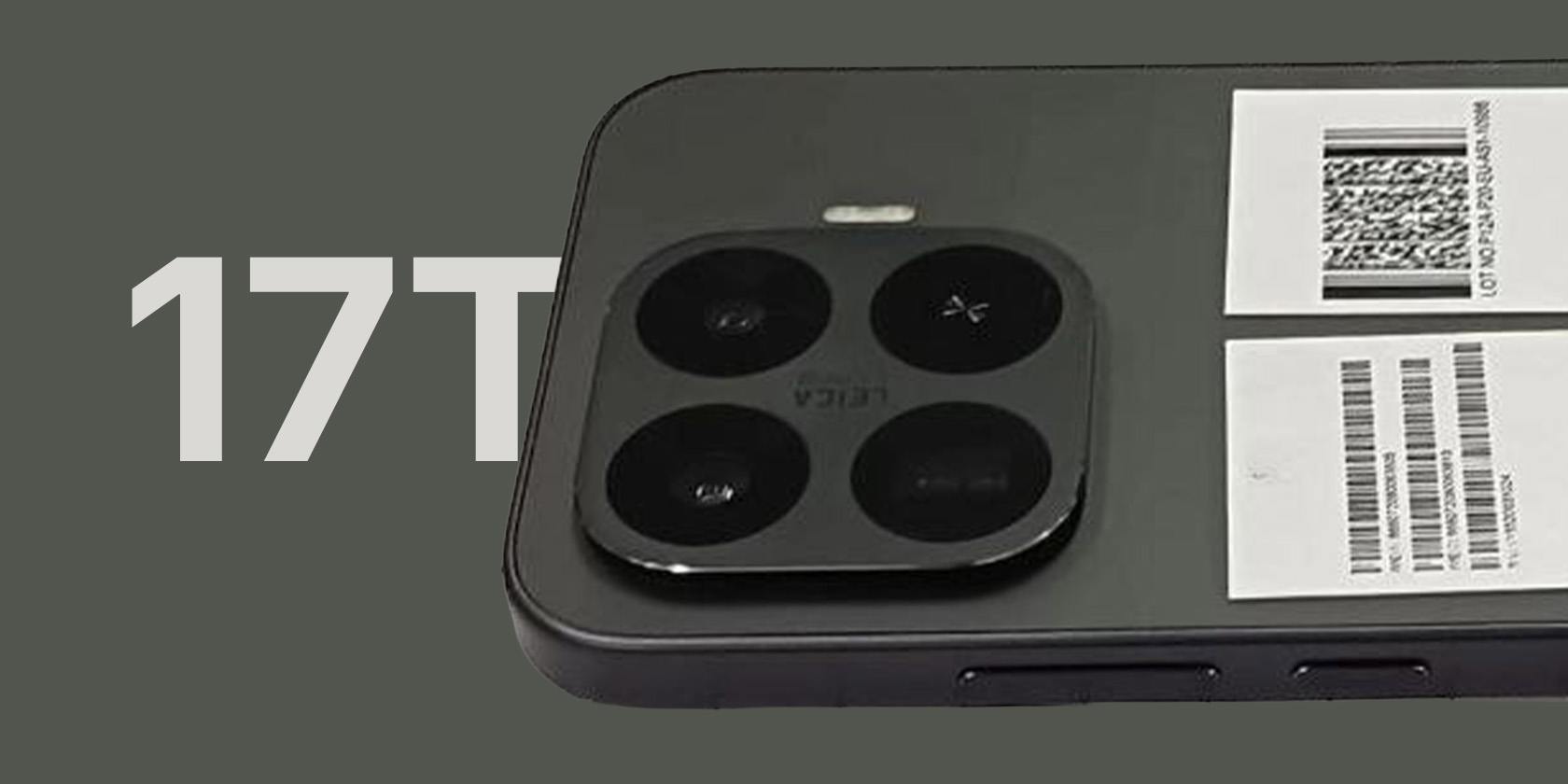 Фото до матеріалу: Розкрито характеристики та дизайн нових смартфонів Xiaomi 17T та 17T Pro
