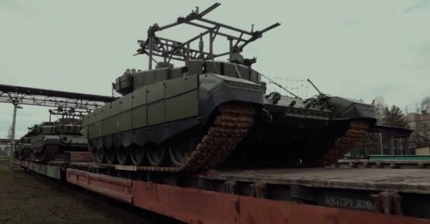Фото до матеріалу: Росія постачає нові партії танків Т-90М, Т-80БВМ та Т-72Б3М на фронт