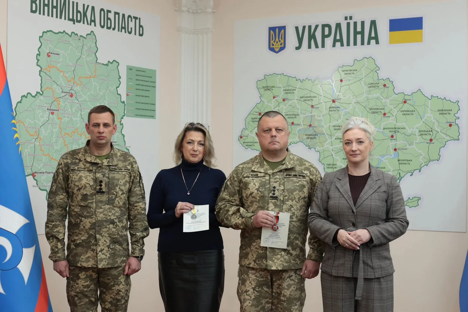Фото до матеріалу: У Вінниці відзначили військових і медиків нагородами Головнокомандувача ЗСУ