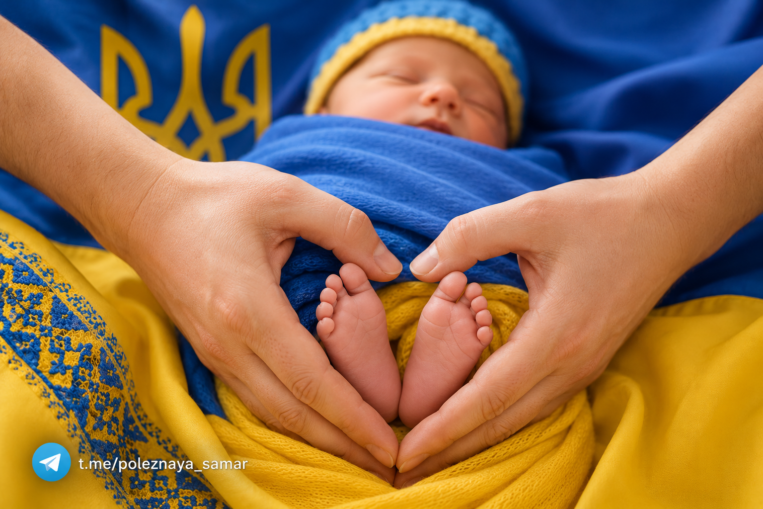 Фото до матеріалу: У м. Самар народилися троє дітей: дві дівчинки та хлопчик