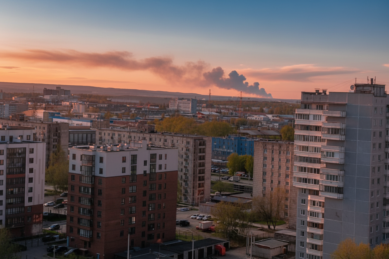Фото до матеріалу: СБУ вдруге атакувала дронами нафтові об'єкти в Пермі: нові пожежі за 1500 км від кордону