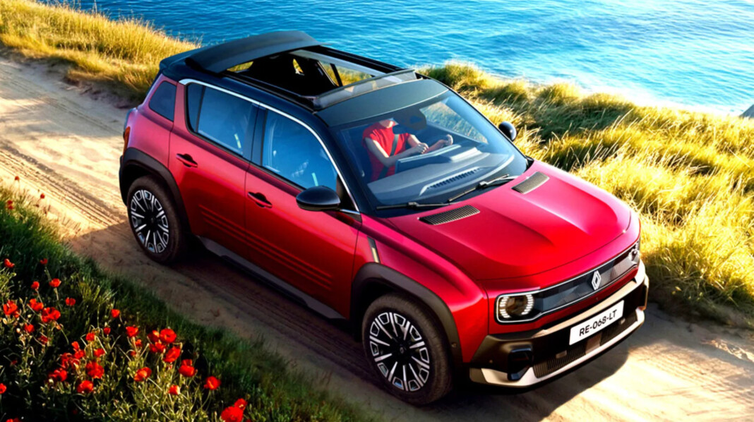 Фото до матеріалу: Renault здивувала новою версією електрокара з незвичним дахом