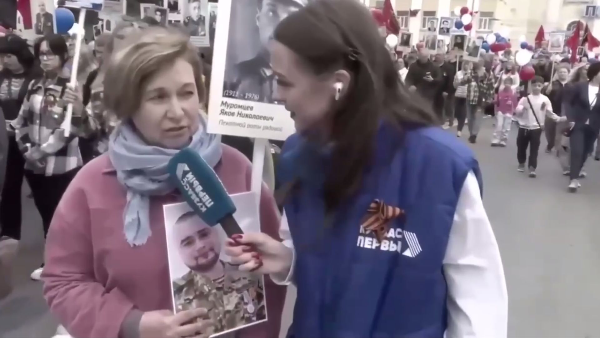 Фото до матеріалу: Росіянка привітала з подвійним святом: син безвісти зник в Україні