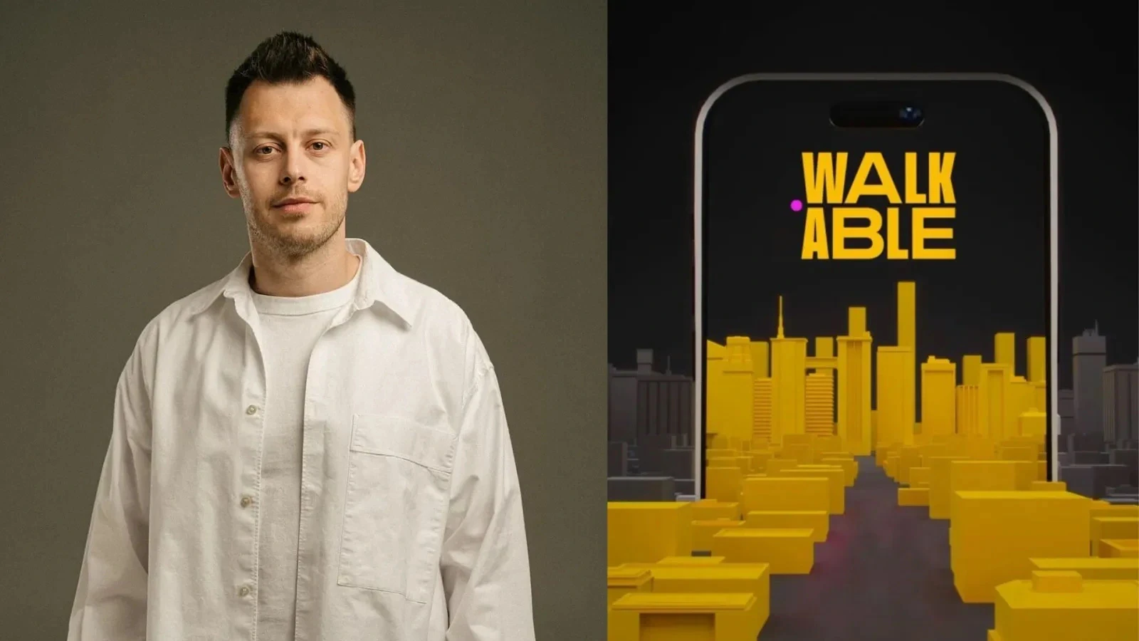 Фото до матеріалу: Михайло Рогальський замінив розробників застосунку Walkable на ШІ. Що відомо?