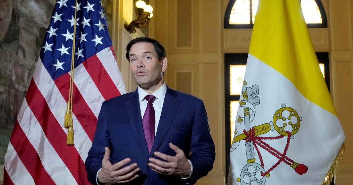Фото до матеріалу: Держсекретар США Марко Рубіо планує візит до Риму та Ватикану