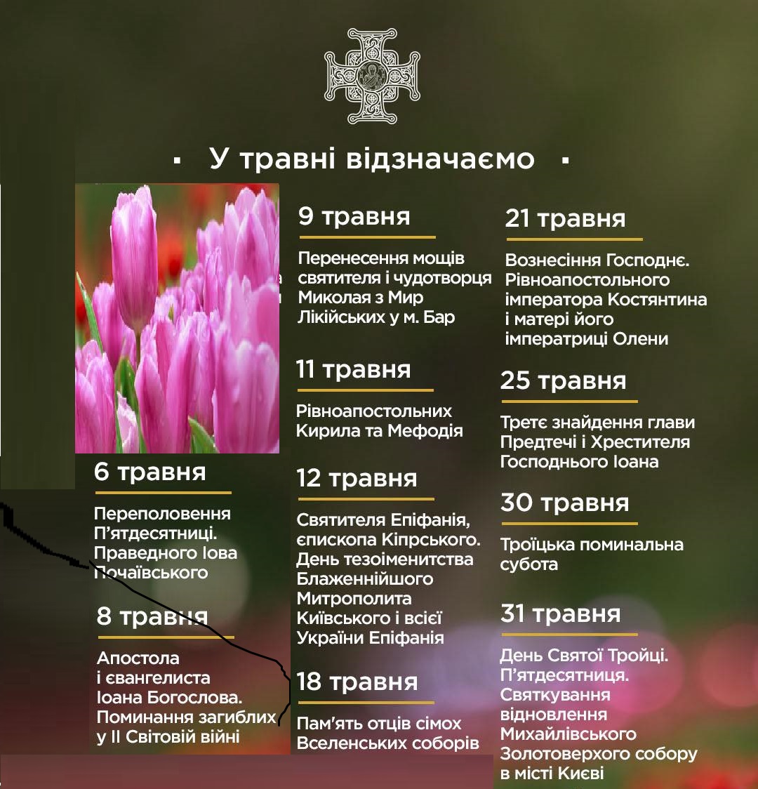 Фото до матеріалу: Усе ще вітаються «Христос Воскрес!»: головні православні свята травня в Києві