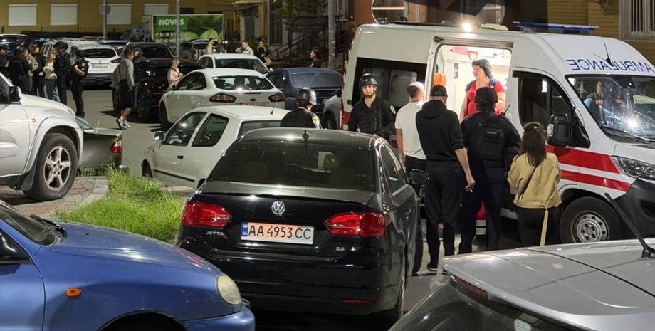 Фото до матеріалу: Конфлікт у дворі на Подолі переріс у стрілянину: затримано підозрюваного