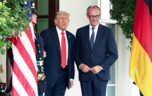Фото до матеріалу: Мерц прокоментував відносини з Трампом: війна в Ірані напружує Берлін і Вашингтон