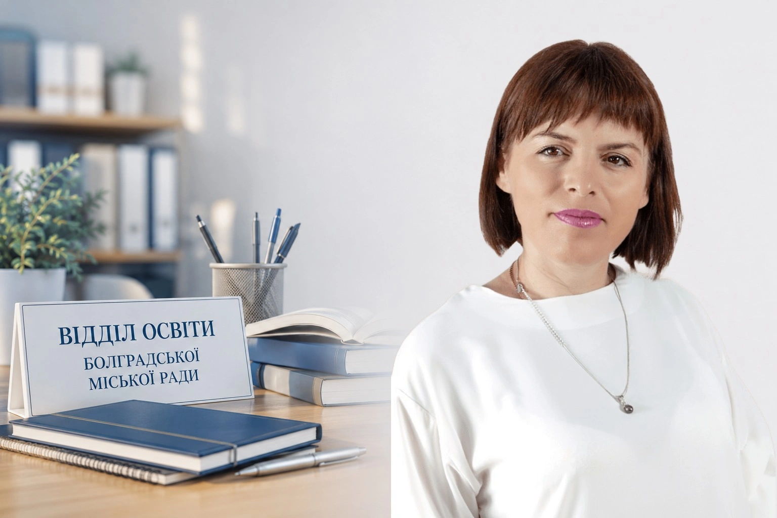 Фото до матеріалу: Лілія Радушко очолює відділ освіти Болградської міської ради