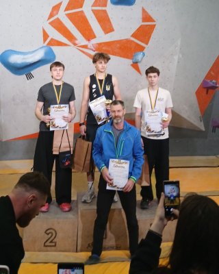 Фото до матеріалу: Одеські спортсмени - переможці чемпіонату України зі скелелазіння