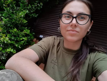 Фото до матеріалу: Оксана Габуда отримала «Лицарський хрест» від міністра оборони