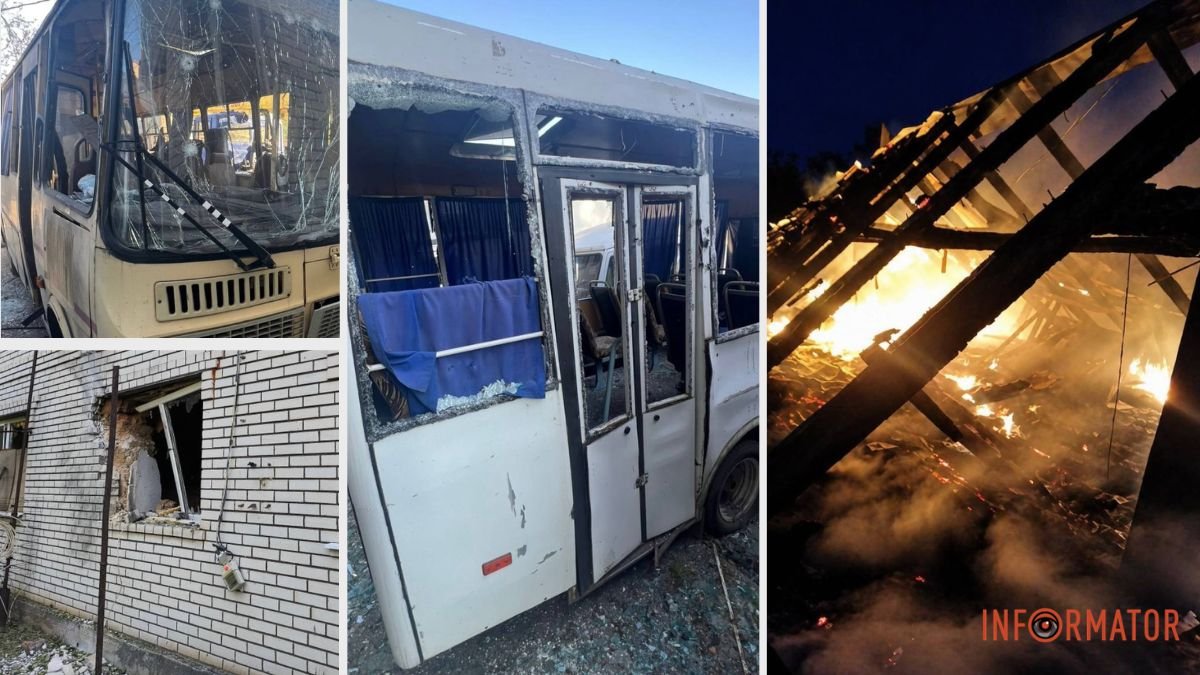 Фото до матеріалу: Росіяни атакували три райони Дніпропетровщини: постраждалий та пошкоджена інфраструктура