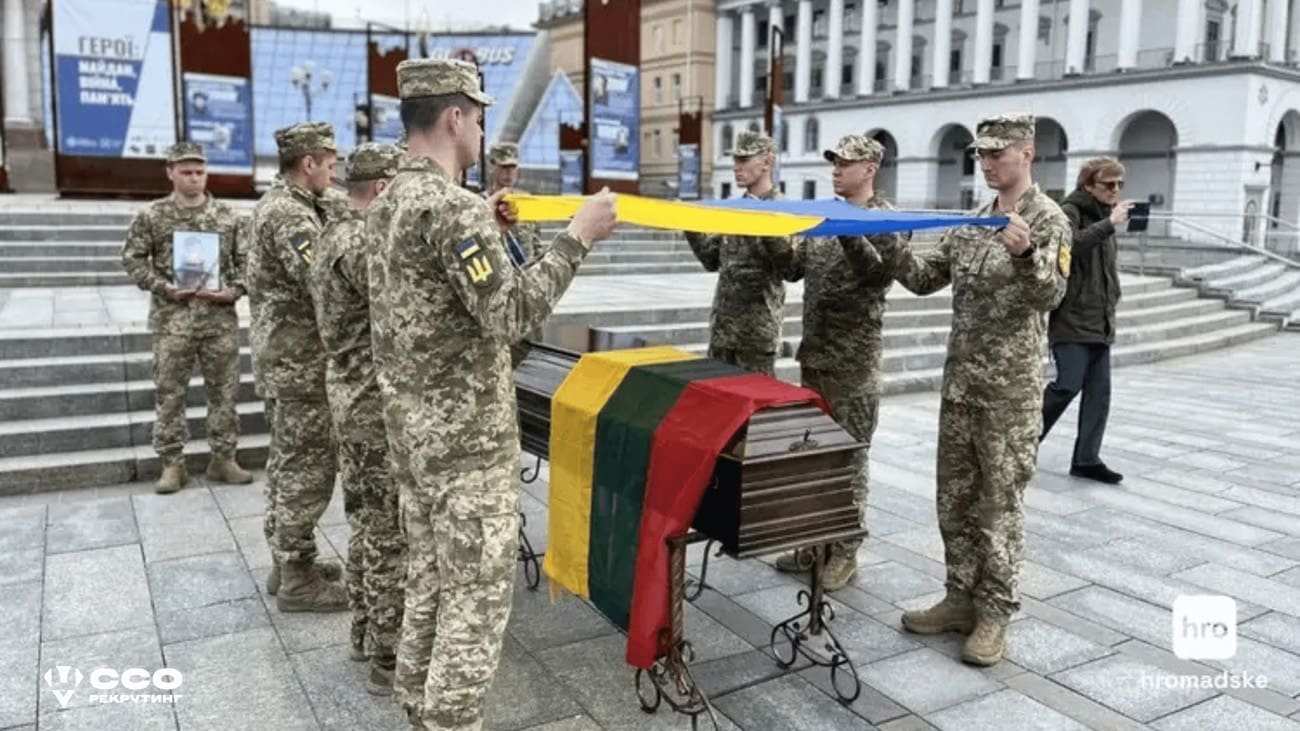 Фото до матеріалу: ССО повернули тіло литовського добровольця з-під носа ворога