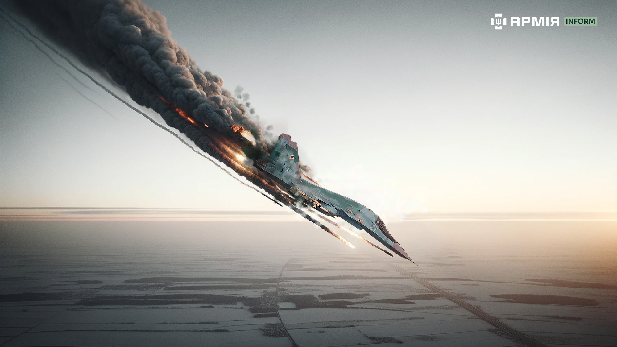 Фото до матеріалу: Реакція на удар: ЗСУ знищили Су-57 та Су-34 на відстані 1700 км від кордону