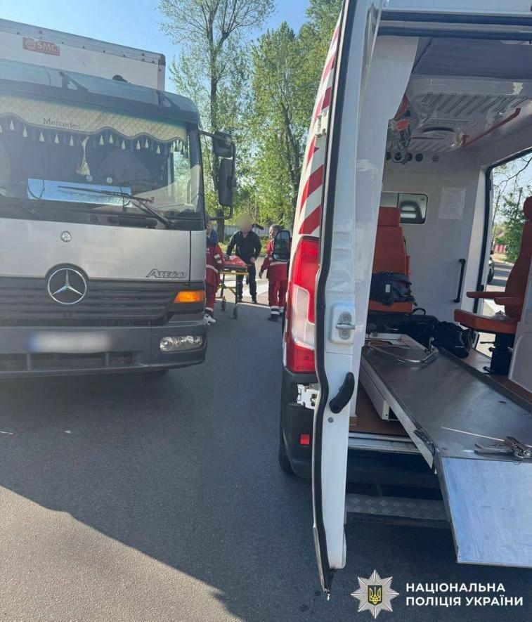Фото до матеріалу: Дитину збила вантажівка в Ірпені: затримали водія