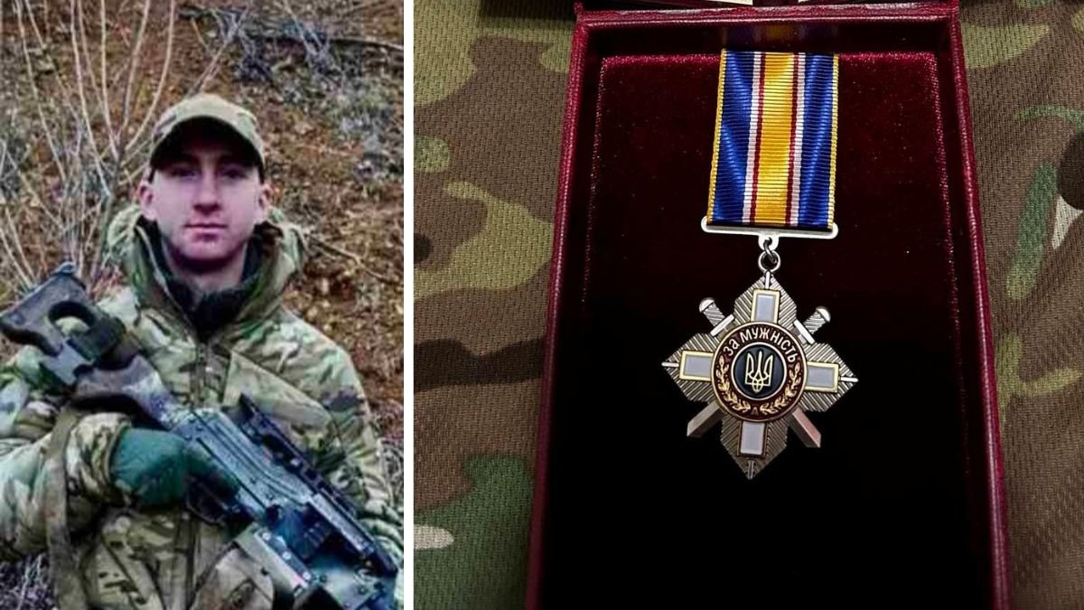 Фото до матеріалу: 20-річний захисник з Коломийщини отримав орден «За мужність» III ступеня