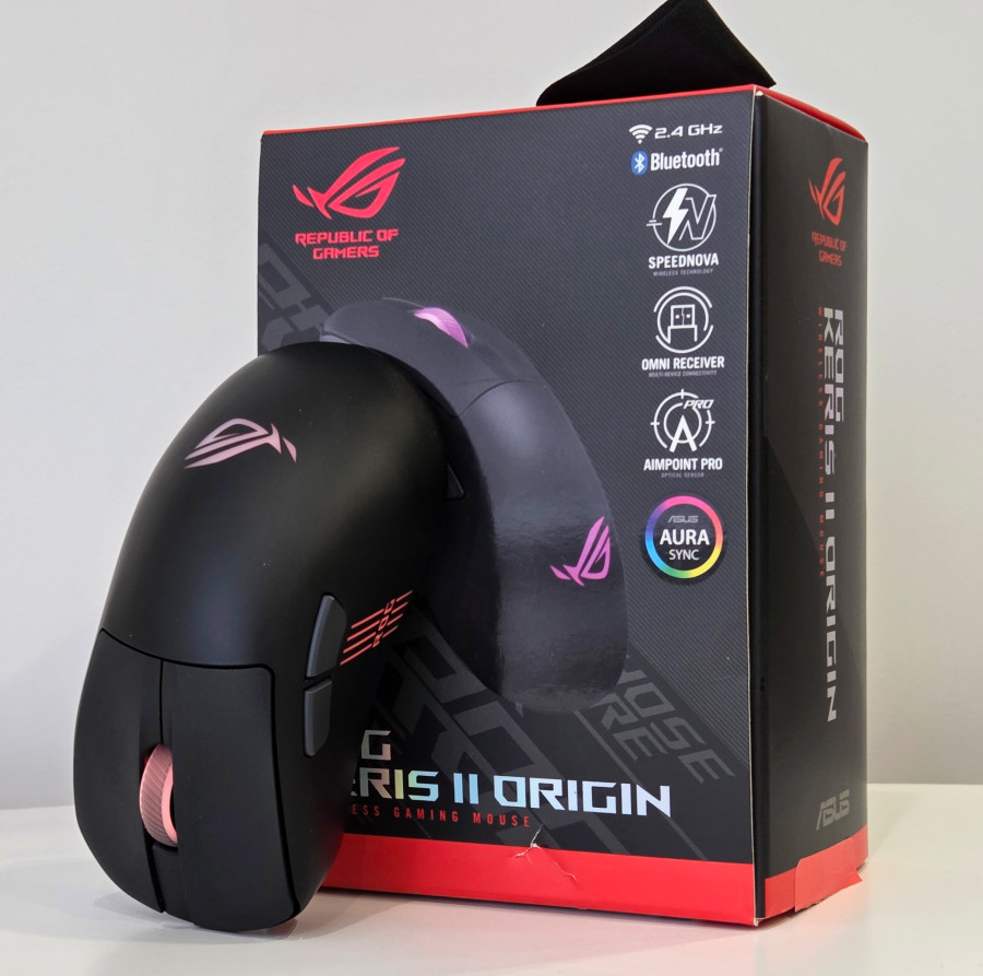 Фото до матеріалу: ASUS ROG Keris II Origin: повернення до збалансованих рішень у світі ігрових мишей