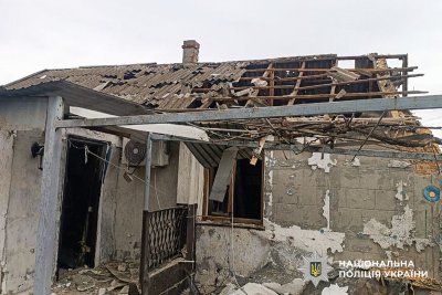 Фото до матеріалу: Дрон поцілив у будинок у Куцурубській громаді: поліція розпочала розслідування