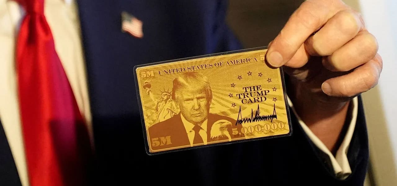 Фото до матеріалу: У США лише одна людина отримала «золоту картку» Трампа