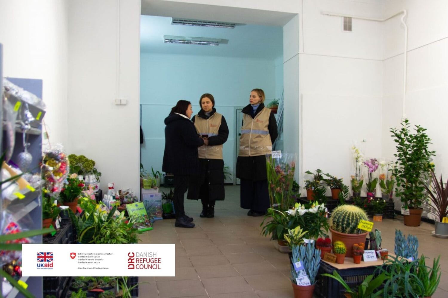 Фото до матеріалу: У Львові переселенка із Маріуполя відкрила квіткарню за грантові кошти