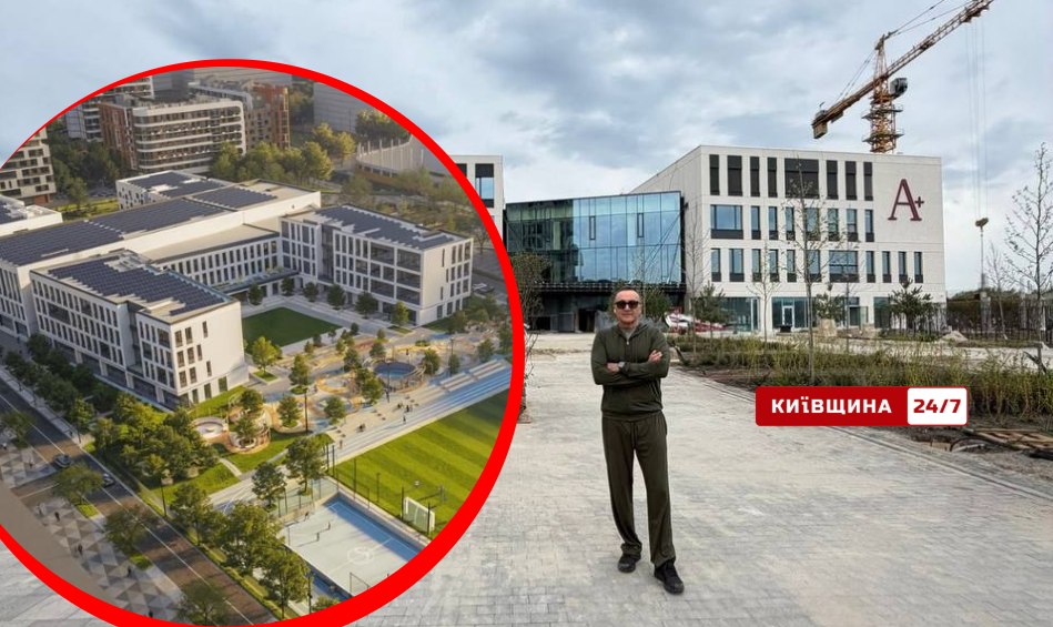 Фото до матеріалу: У Києві відкривається величезний навчальний кампус площею двох Палаців спорту
