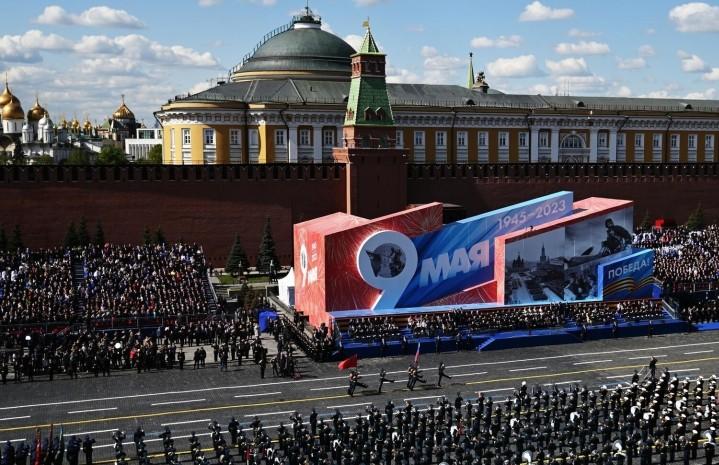 Фото до матеріалу: росіяни погрожують «ударами відплати», якщо Київ ударить дронами під час параду 9 травня