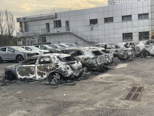 Фото до матеріалу: Ракетний обстріл Києва: трагедія для автобізнесу та загиблі працівники