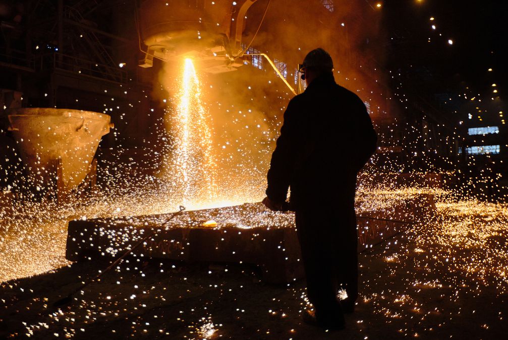 Фото до матеріалу: Українська металургія просідає: виробництво сталі скоротилося на 7,4%