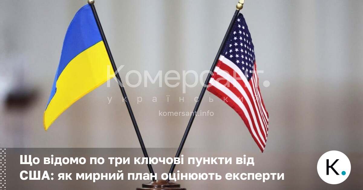 Фото до матеріалу: Що відомо по три ключові пункти від США: як мирний план оцінюють експерти