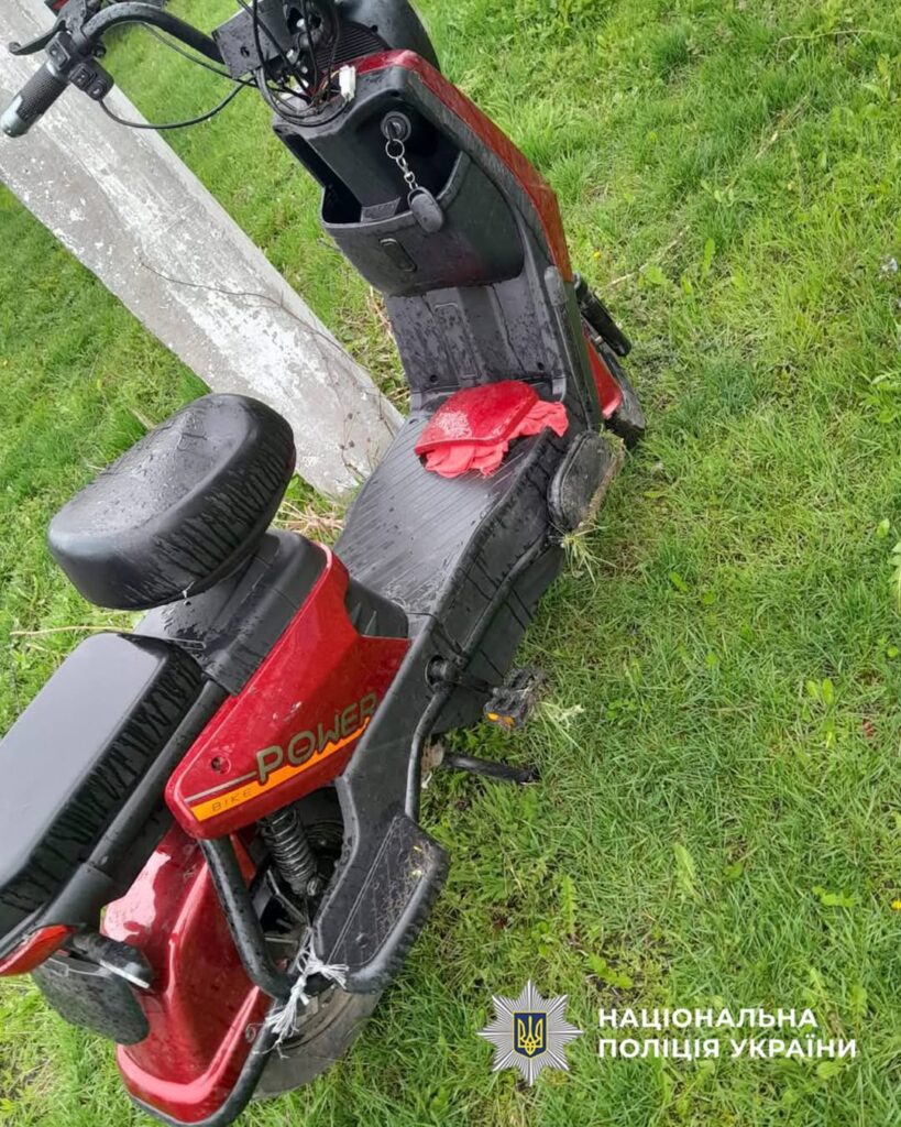 Фото до матеріалу: П'яна поїздка на скутері призвела до ДТП: водія на Звенигородщині чекає суд
