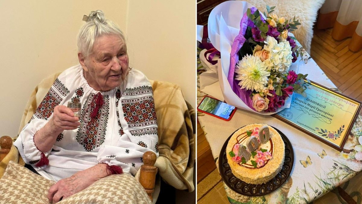 Фото до матеріалу: Столітній ювілей у Яремчі: як громада привітала Марію Озарків
