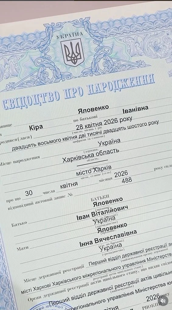 Фото до матеріалу: Інна Бєлєнь назвала ім'я своєї доньки: чому обрала саме Кіру