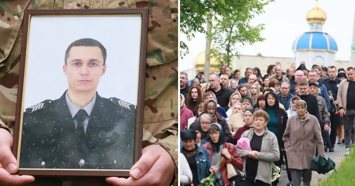 Фото до матеріалу: Прощання з героєм: на Хмельниччині вшанували пам'ять загиблого бійця бригади «Лють» Миколу Матвєєва