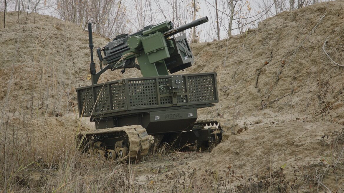 Фото до матеріалу: Українські військові отримали новий ШІ-захист від дронів: турель, що діє автономно