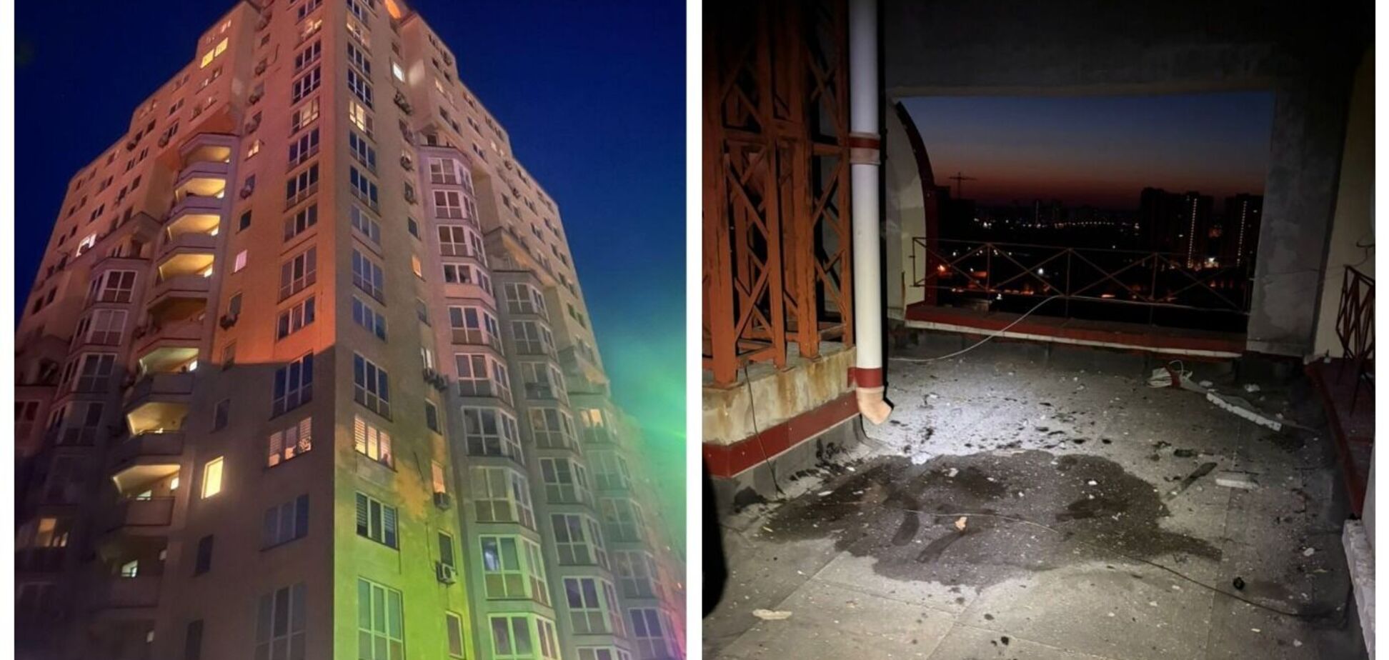 Фото до матеріалу: РФ атакувала Київ ударними БпЛА: зафіксовано падіння уламків